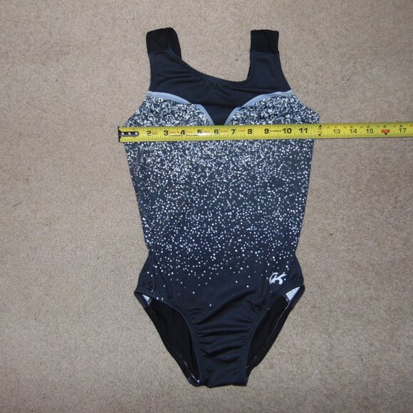 GK Black White Polkadots Leotard CL - Picture 7 of 7